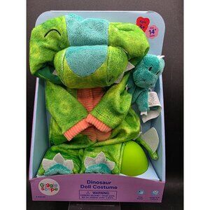 Giggle Scape Dinosaur Doll Costume Set Fits 14" Dolls Ages 3+ Outfit Plush & Egg